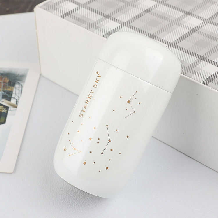 Portable Children Mini Cute Vacuum Flask Star Pocket Water Cup, Star White, Star Black Star White