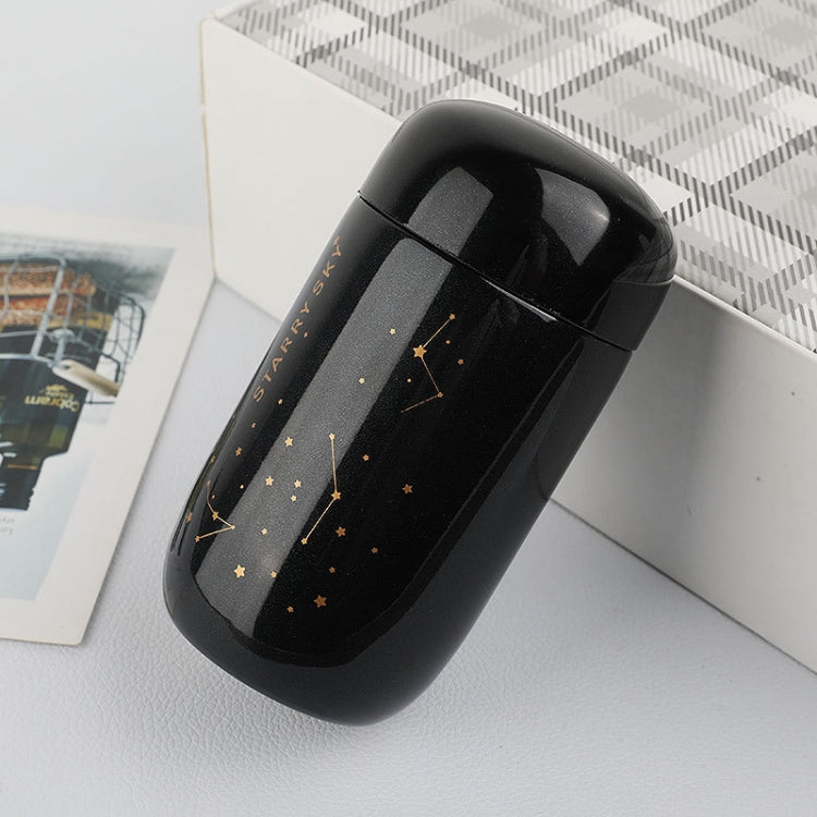 Portable Children Mini Cute Vacuum Flask Star Pocket Water Cup, Star White, Star Black – 4K Star Black