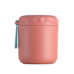 Stainless Steel Soup Cup Soup Pot Lunch Box Portable Thermos Cup, Red, Green Red