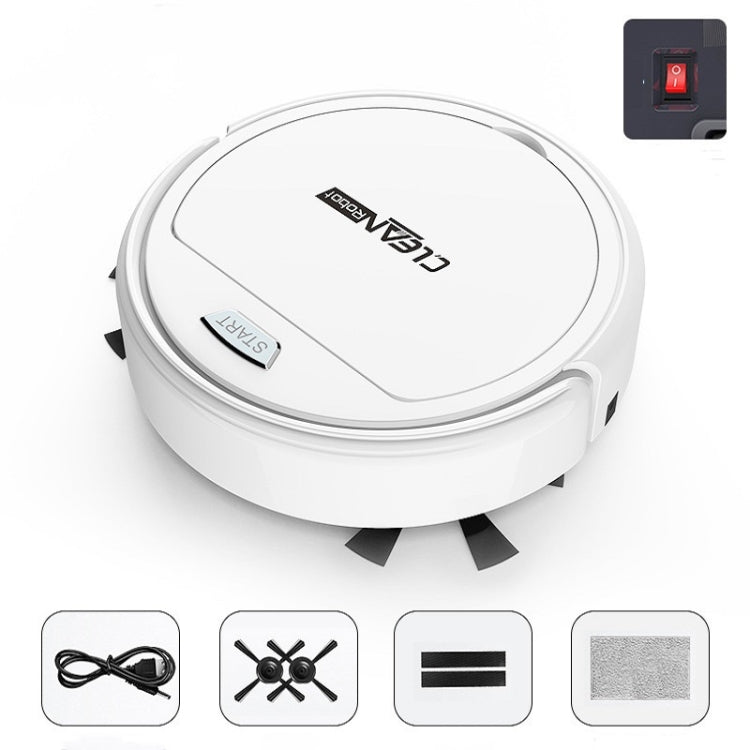 Household Intelligent Automatic Sweeping Robot, Upgrade Four Motors Upgrade Four Motors White