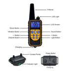 Bark Stopper Dog Training Device Dog Collar with Electric Shock Vibration Warning, US Plug, UK Plug, AU Plug, EU Plug