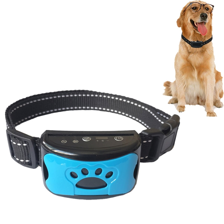 Rechargeable Waterproof Intelligent Identification Automatic Lock Bark Stop, Sky Blue, Lemon Yellow, Orange, Green, Bright Black, Pearl Purple Sky Blue