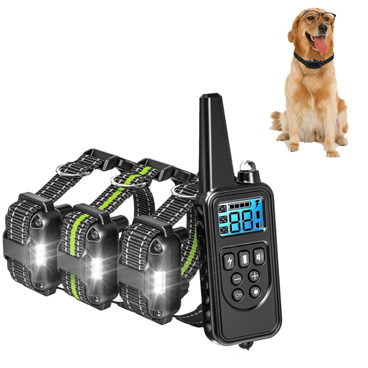 Bark Stopper Pet Supplies Collar Remote Control Collar Dog Training Device, 880-1 Black, 880-1 Green, 880-2, 880-3 – Waterproof 880-3