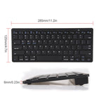 X5 2 in 1 Ultra-Thin Mini Wireless Bluetooth Keyboard + Bluetooth Mouse Set, Support Win / Android / IOS System, Keyboard + Bluetooth Mouse – Bluetooth, Ultra-thin