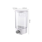 Wall-Mounted Miscellaneous Grain Storage Box Kitchen Large-Capacity Push-Type Sealed Tank, Medium, Large