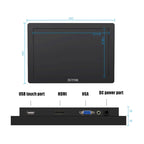 ZGYNK KQ101 HD Embedded Display Industrial Screen, 10 inch Embedded, 15.6 inch Embedded, 10 inch Resistive, 15.6 inch Resistive, 10 inch Capacitive, 15.6 inch Capacitive – Durable Build, Easy to Use