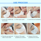 Paper Patches Eyelash Under Eye Pads Lash Eyelash Extension Paper Patches Eye Tips Sticker Wraps Make Up Tools