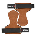 EADEN Pull-ups Booster Gloves Horizontal Bar Non-slip Wrist Assist Belt Fitness Bracer, S, M – Leather, Non-slip S Microfiber