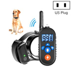 800m Remote Control Electric Shock Bark Stopper Vibration Warning Pet Supplies Electronic Waterproof Collar Dog Training Device, 556-1, 556-2, 556-3 556-1 US Plug