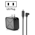 Multi-Function Projection And Charging AC Adapter Base Support Android/PC/Lite For Switch, Black+US Plug, Black+EU Plug, Black+UK Plug Black+US Plug