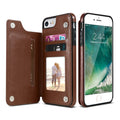 Phone Case – Leather (iPhone XR Retro PU Leather) For iPhone XR Brown