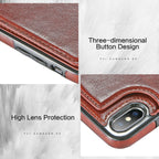 Phone Case – Leather (iPhone XR Retro PU Leather)