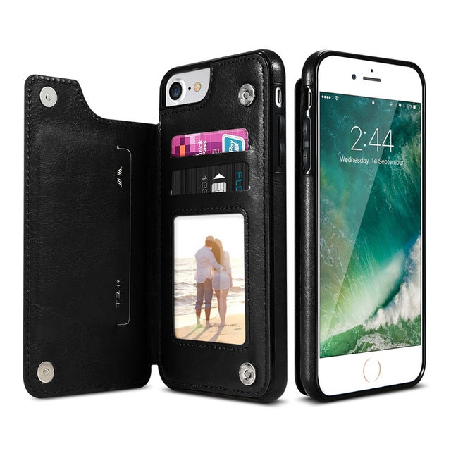 Phone Case – Leather (iPhone 6 Plus) iPhone 6 Plus Black