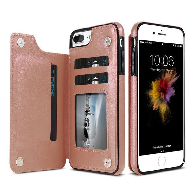 Phone Case – Leather (iPhone 6 Plus) iPhone 6 Plus Rose Gold