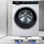 Adjustable Stainless Steel Refrigerator Bracket Washing Machine Base Bracket, Single Tube 4 Legs, Single Tube 4 Wheels, Double Tubes 4 Wheels + 4 Legs, Double Tubes 4 Wheels + 8 Legs, Double Tubes 8 Wheels + 4 Legs, Double Tube 12 Feet