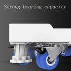 Adjustable Stainless Steel Refrigerator Bracket Washing Machine Base Bracket, Single Tube 4 Legs, Single Tube 4 Wheels, Double Tubes 4 Wheels + 4 Legs, Double Tubes 4 Wheels + 8 Legs, Double Tubes 8 Wheels + 4 Legs, Double Tube 12 Feet