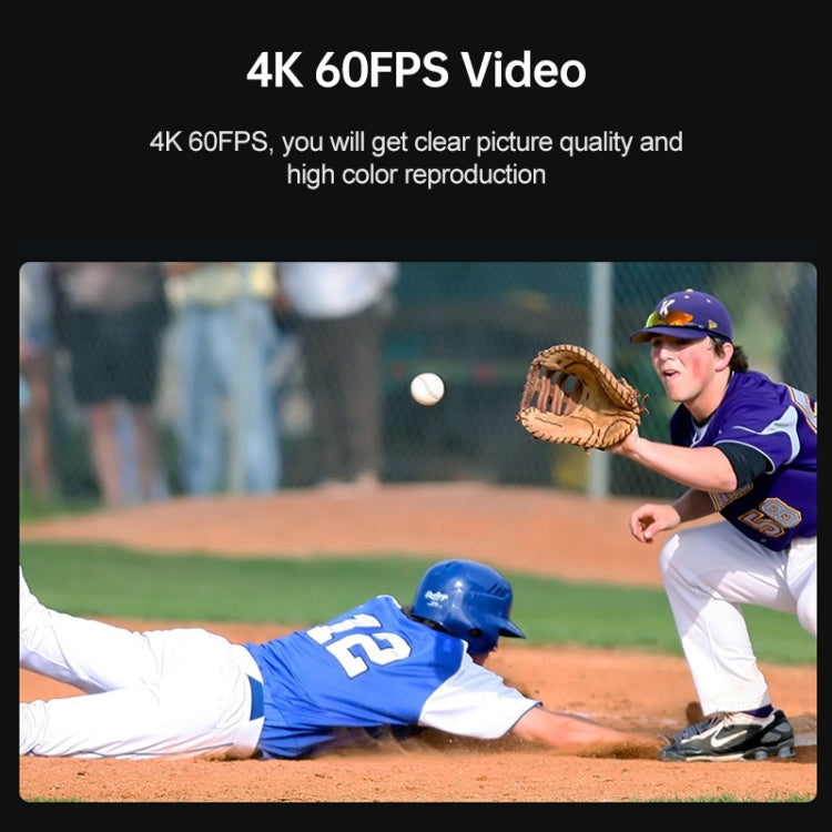 ORDRO EP7 4K Head-Mounted Auto Focus Live Video Smart Sports Camera, Without Remote Control, With Remote Control
