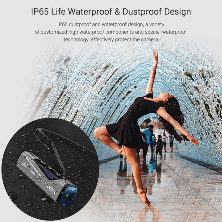 ORDRO EP7 4K Head-Mounted Auto Focus Live Video Smart Sports Camera, Without Remote Control, With Remote Control