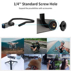 ORDRO EP7 4K Head-Mounted Auto Focus Live Video Smart Sports Camera, Without Remote Control, With Remote Control