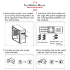 OImaster MR-6601 Six-Bay Optical Drive Hard Disk Box, MR-6601 – Data Transmission