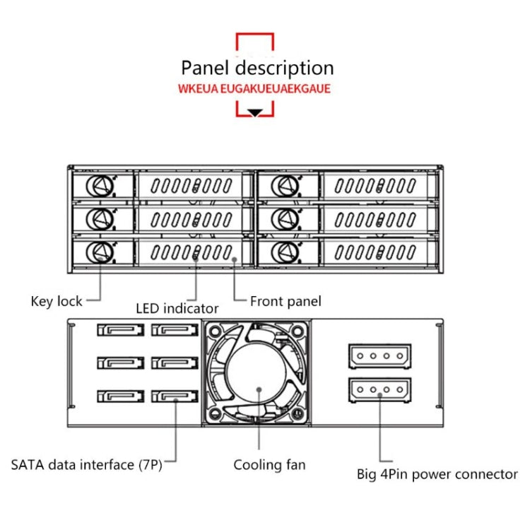 OImaster MR-6601 Six-Bay Optical Drive Hard Disk Box, MR-6601 – Data Transmission