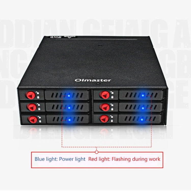 OImaster MR-6601 Six-Bay Optical Drive Hard Disk Box, MR-6601 – Data Transmission