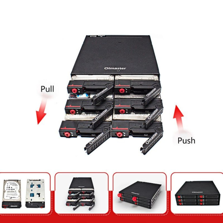 OImaster MR-6601 Six-Bay Optical Drive Hard Disk Box, MR-6601 – Data Transmission