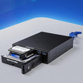 Oimaster MR-6203 Double Bay Optical Drive Hard Drive Box Hard Drive Bracket, MR-6203 – Durable Build, Easy to Use MR-6203