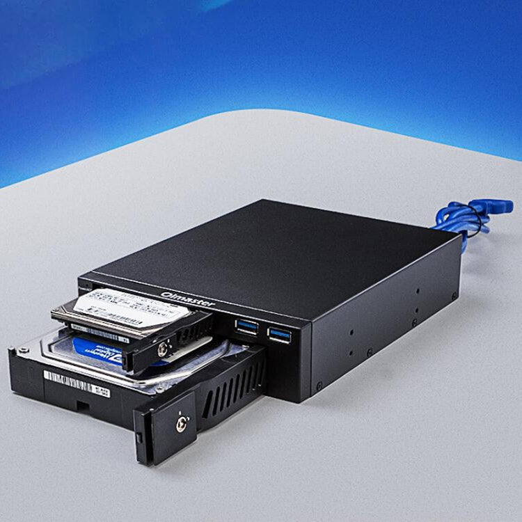 Oimaster MR-6203 Double Bay Optical Drive Hard Drive Box Hard Drive Bracket, MR-6203 – Durable Build, Easy to Use MR-6203