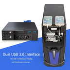 Oimaster MR-6203 Double Bay Optical Drive Hard Drive Box Hard Drive Bracket, MR-6203 – Durable Build, Easy to Use