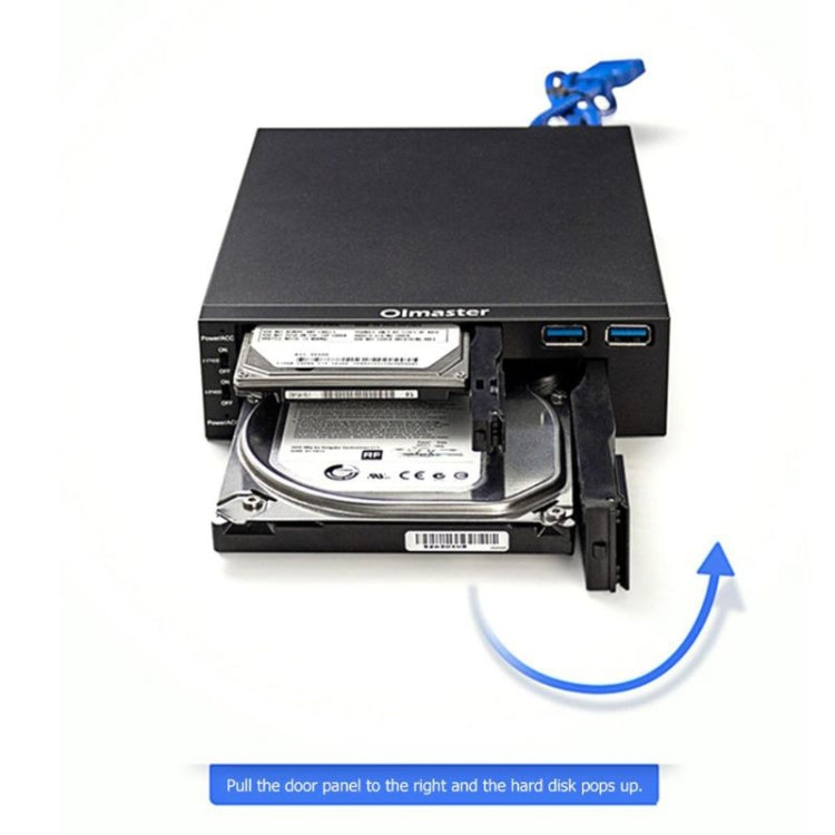 Oimaster MR-6203 Double Bay Optical Drive Hard Drive Box Hard Drive Bracket, MR-6203 – Durable Build, Easy to Use