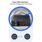 Oimaster MR-6203 Double Bay Optical Drive Hard Drive Box Hard Drive Bracket, MR-6203 – Durable Build, Easy to Use