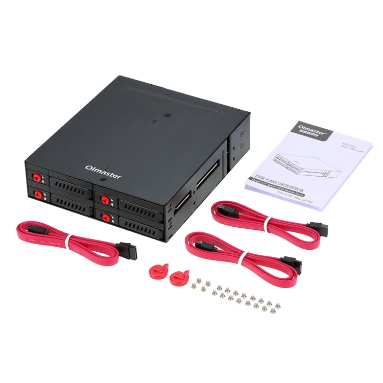 OImaster MR-6401 Four-Bay Chassis Built-In Optical Drive Hard Disk Box, MR-6401 – Data Transmission
