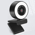 X98 USB Drive-Free HD Fill Light Camera with Microphone, 720P, 1080P, 2K Auto Focus – Durable Build, Easy to Use