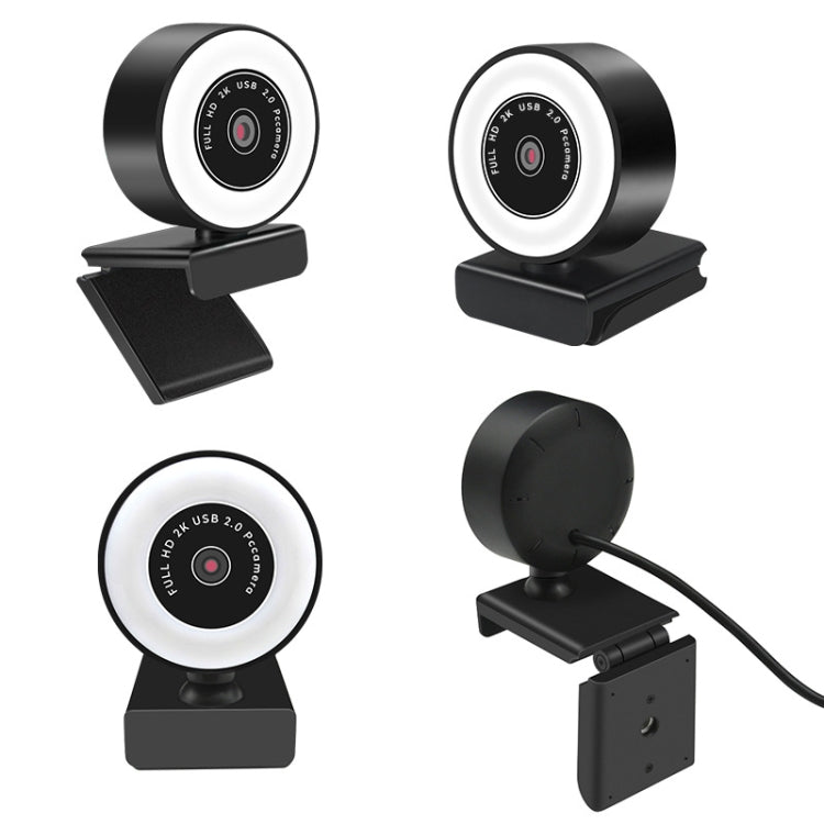 X98 USB Drive-Free HD Fill Light Camera with Microphone, 720P, 1080P, 2K Auto Focus – Durable Build, Easy to Use