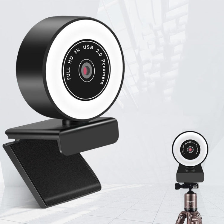 X98 USB Drive-Free HD Fill Light Camera with Microphone, 720P, 1080P, 2K Auto Focus – Durable Build, Easy to Use 1080P