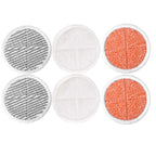 2 PCS Steam Mop Cleaning Replacement Cloth for Bissell 2124/2039A Series, White, Gray, Orange