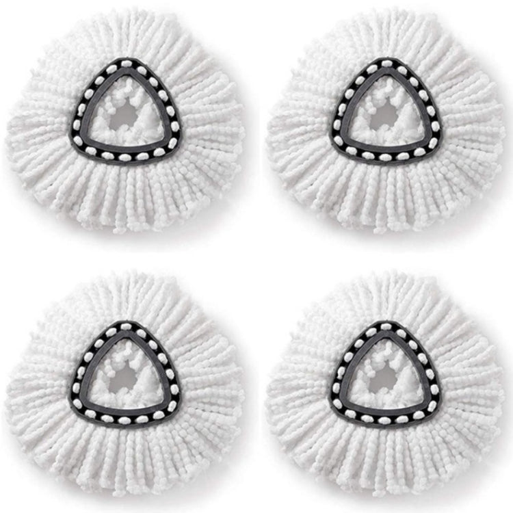 4 PCS Rotating Triangle Cotton Yarn Mop Head Mop Replacement Cloth For O-Cedar/Vileda, Mop – Durable Build, Easy to Use Mop