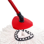 4 PCS Rotating Triangle Cotton Yarn Mop Head Mop Replacement Cloth For O-Cedar/Vileda, Mop – Durable Build, Easy to Use