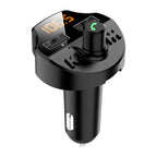 T66 Car Bluetooth Car Charger Cigarette Lighter MP3 Player Hands-Free Car FM Transmitter, T66 T66