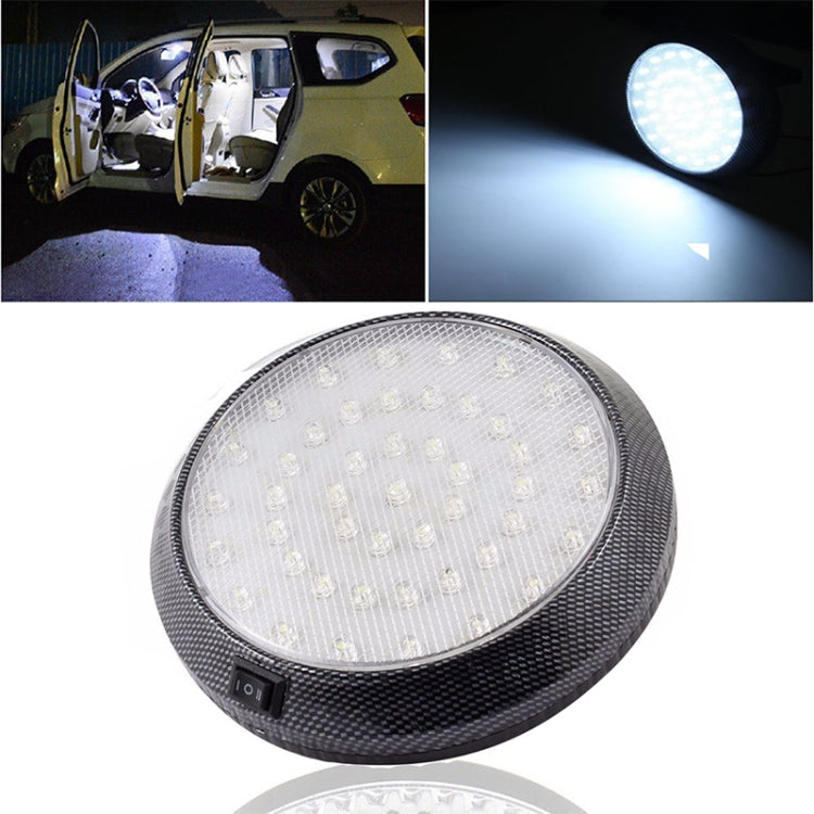 12V 46 LED Roof Light Camper Van Caravan Motor Home Boat White Light with ON / OFF Switch, 46 LEDs 46 LEDs