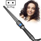LCD Conical Curling Iron Single Tube Ceramic Glaze Pear Flower Cone, 19mm EU, 25mm EU, 25mm US, 19mm US, 32mm EU 25mm EU