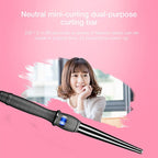 LCD Conical Curling Iron Single Tube Ceramic Glaze Pear Flower Cone, 19mm EU, 25mm EU, 25mm US, 19mm US, 32mm EU