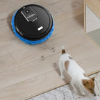 KeLeDi Household Multifunctional Mopping Robot Intelligent Humidifier Automatic Atomizing Aroma Diffuser, Black, White, Red