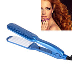 220V Professional Ceramic Corrugated Curling Iron, Blue, Pink, Red, Rose red, White Blue