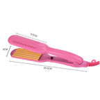 220V Professional Ceramic Corrugated Curling Iron, Blue, Pink, Red, Rose red, White