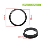 5 PCS Mousse Cake Ring Cheese Tower Ring Mousse Ring Baking Tool, Round, Love, Square, Rectangle, Oval