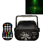 R90 8W UV Mini Laser Light Sound Control Induction Stage Atmosphere Light Bar KTV Laser Light, USB Plug-in, Built-in Battery Charging USB Plug-in