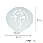 6 PCS Stainless Steel Garland Mold Fancy Coffee Printing Model Coffee Milk Foam Spray Pattern Template Random Style Delivery, 6 PCS
