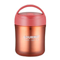 GOURMET Stainless Steel Insulation Cup Double-Sealed Insulation Soup Cup, Red, Yellow, Blue Red